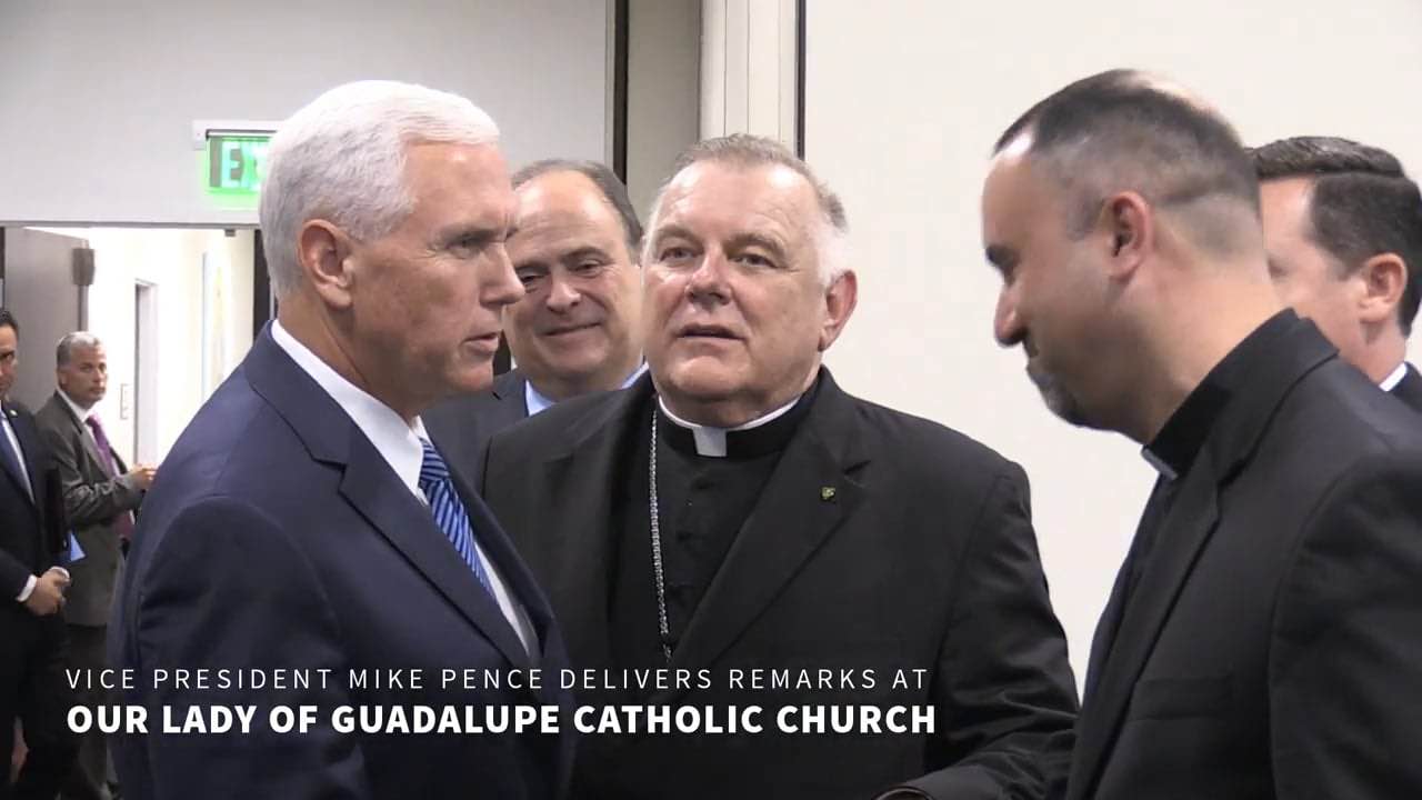 Video still: Vice President Pence in Miami